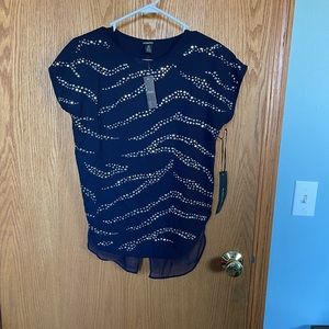Black Label blouse READ description NWT